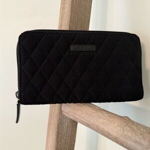 Vera Bradley Black Quilted Wallet